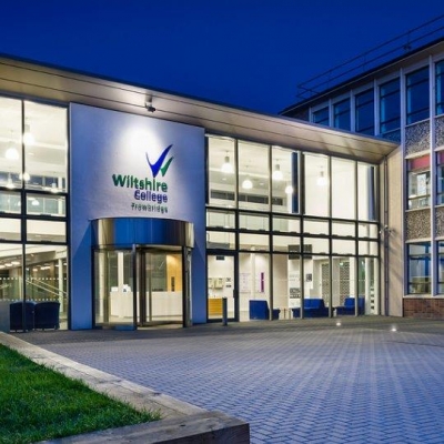 wiltshire college entrance external view