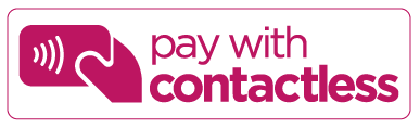 pay with contactless deep pink logo