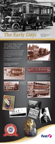 first bus South Wales the early days history leaflet