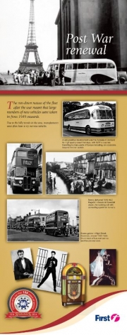 first bus post-war renewal history informative leaflet